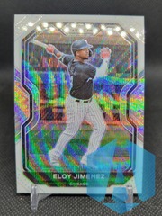 2021 Panini Prizm Prizms White Wave #63 Eloy Jimenez